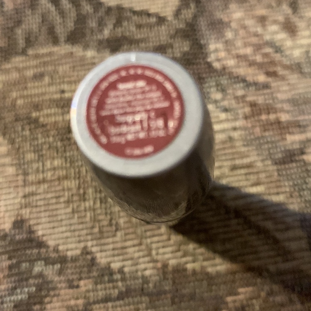 Avon beyond color plumping lipstick color is burgundy